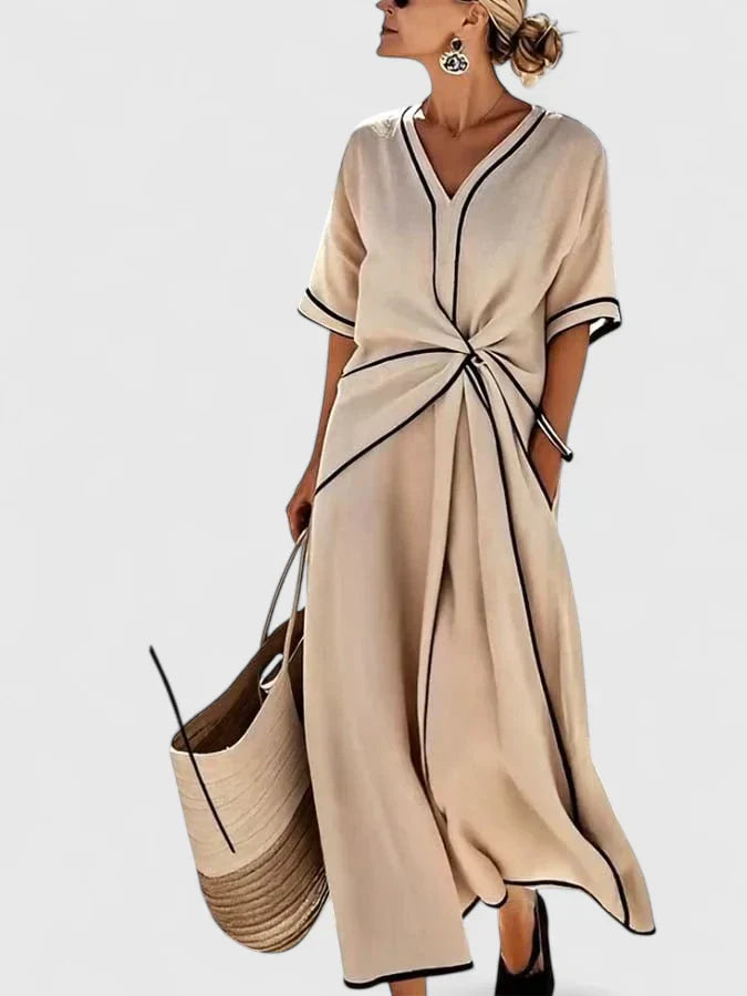 Aurora | Relaxed Twist Front Maxi Summer Dresses