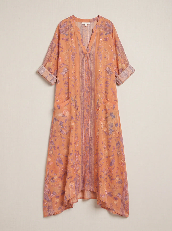 Ayla | Cosy Oversized Floral Boho Dress with Pockets