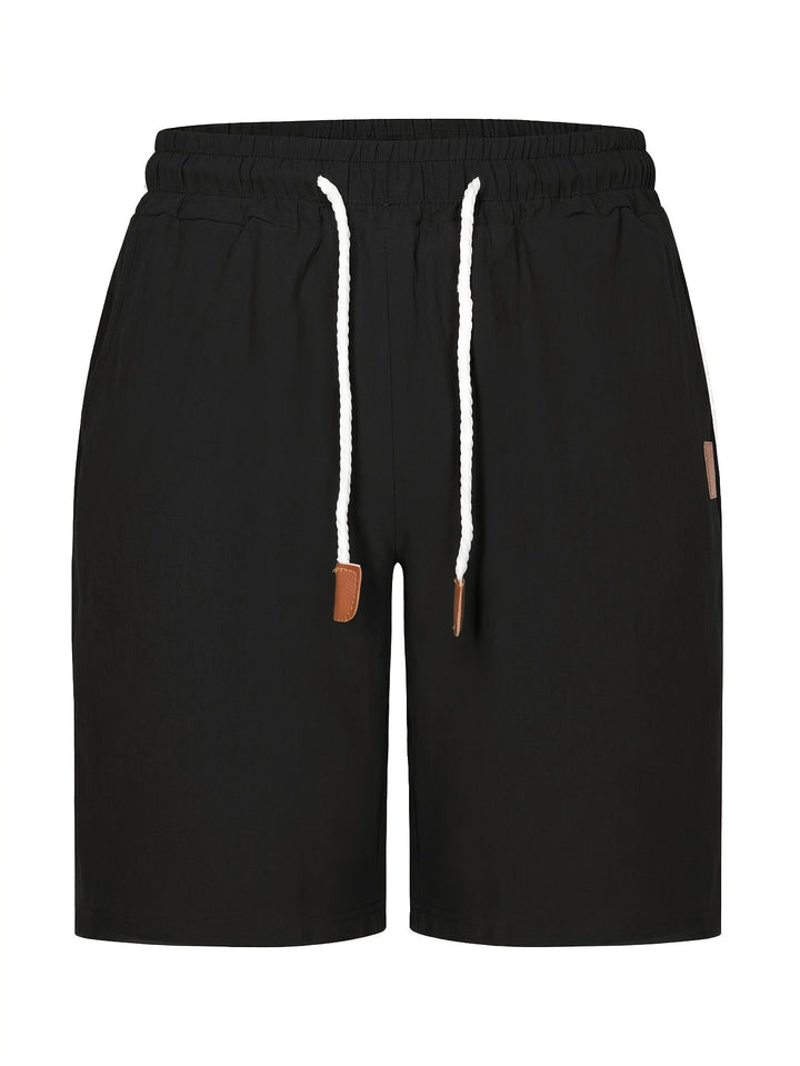 Beau | Chic Relaxed Linen Shorts with Drawstring Waist