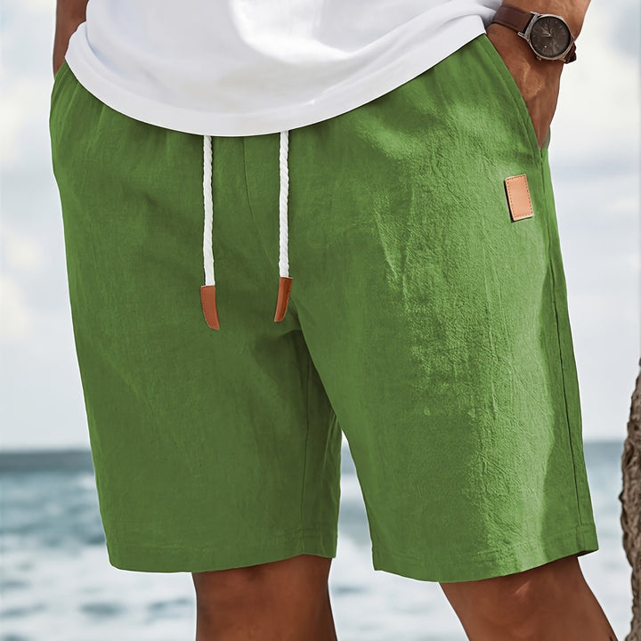 Beau | Chic Relaxed Linen Shorts with Drawstring Waist