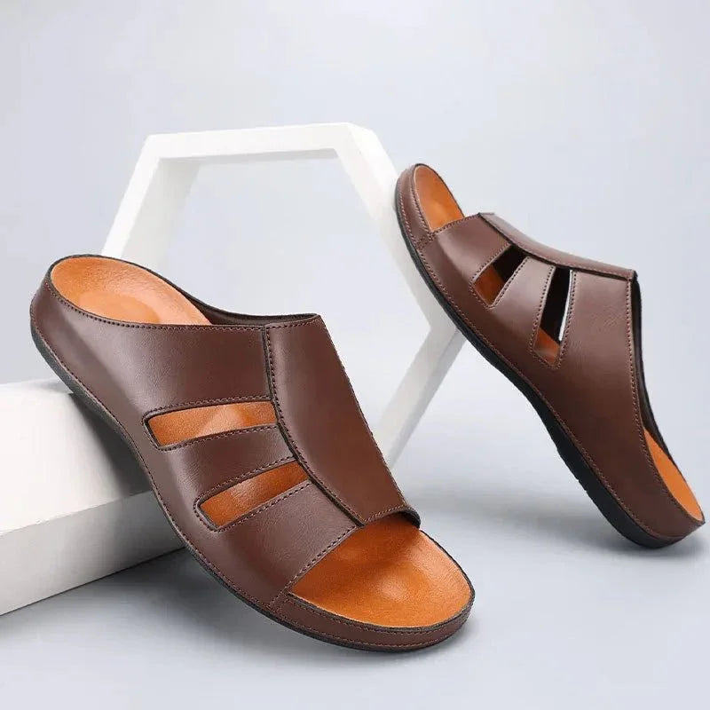Beau | Timeless Cut-Out Slip-On Mens Slides