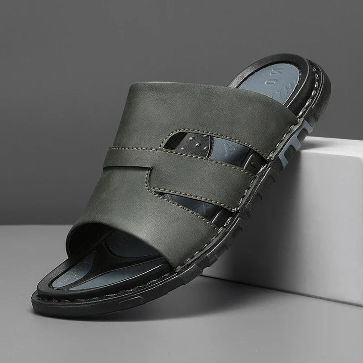 Benjamin | Stylish Cut-Out Slip-On Mens Slides