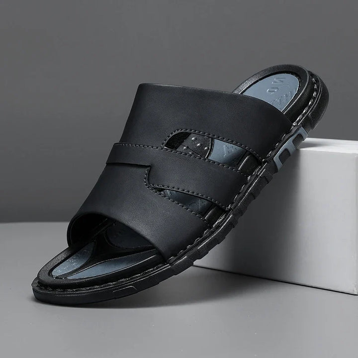 Benjamin | Stylish Cut-Out Slip-On Mens Slides