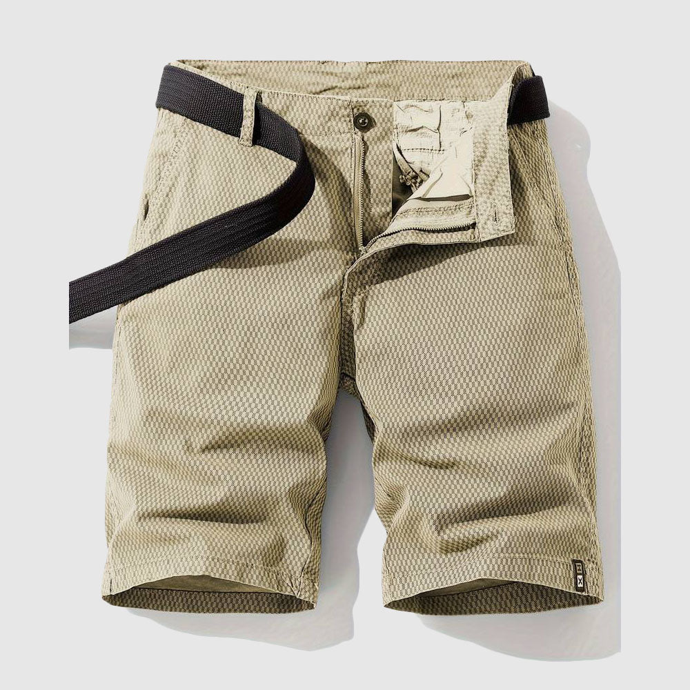 Billy | Sophisticated Textured Chino Cargo Shorts