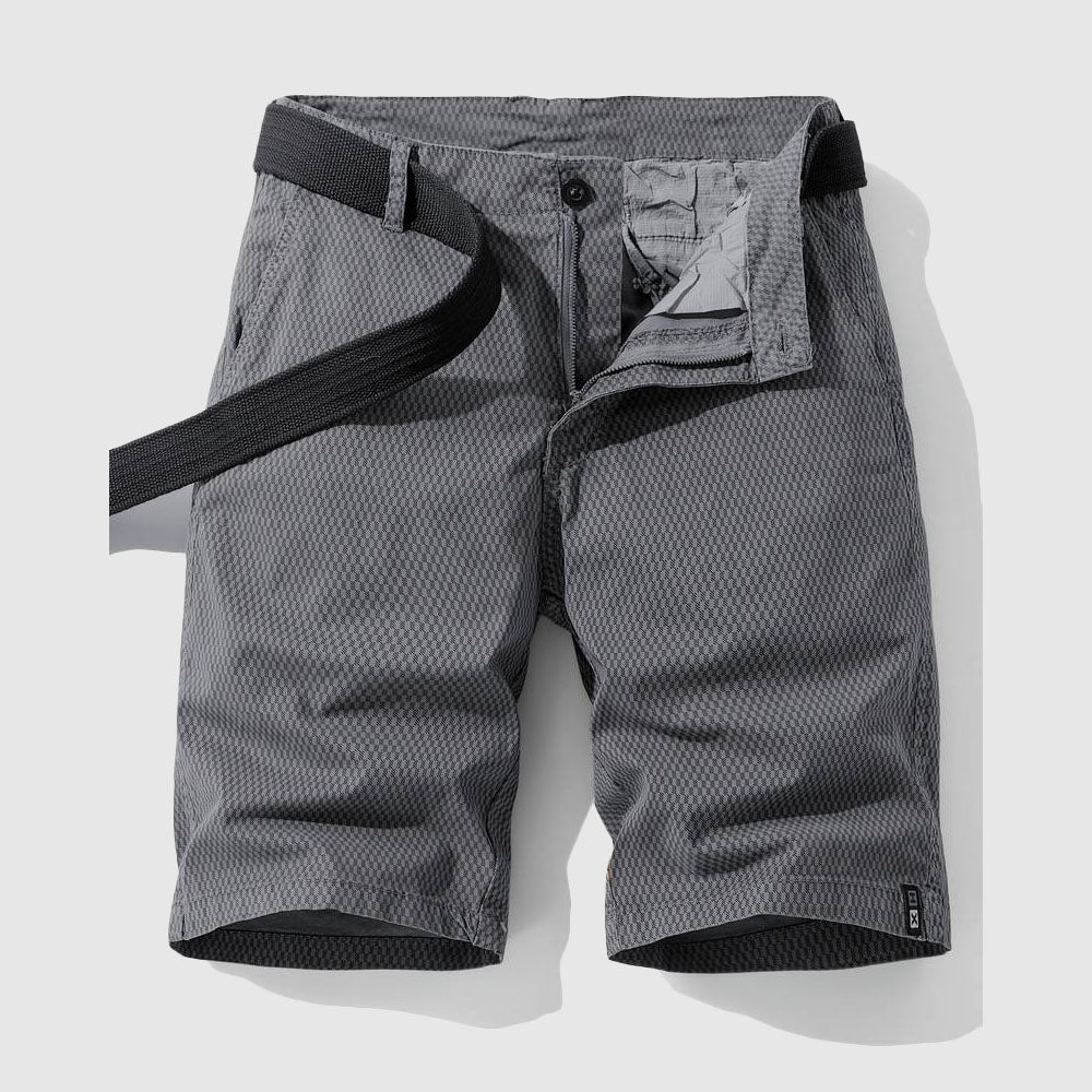 Billy | Sophisticated Textured Chino Cargo Shorts