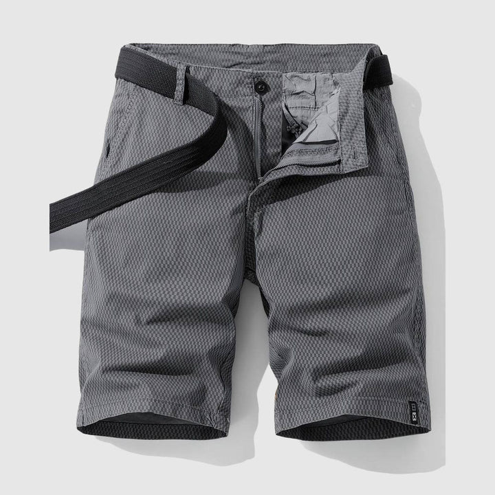 Billy | Sophisticated Textured Chino Cargo Shorts