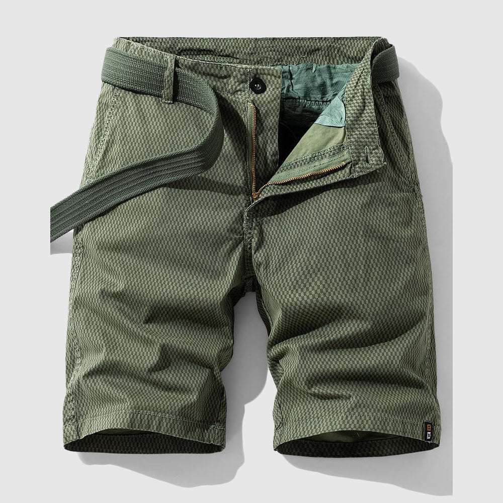 Billy | Sophisticated Textured Chino Cargo Shorts