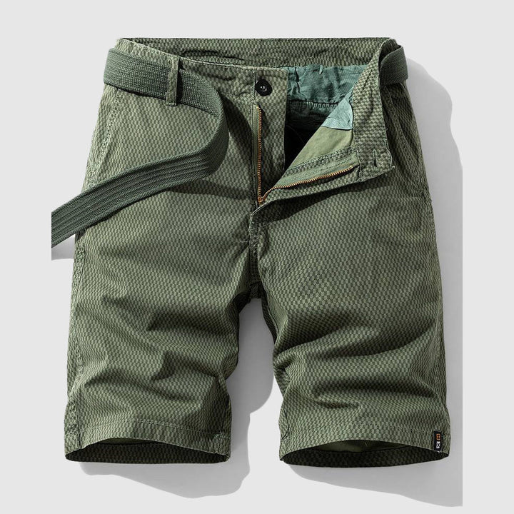 Billy | Sophisticated Textured Chino Cargo Shorts