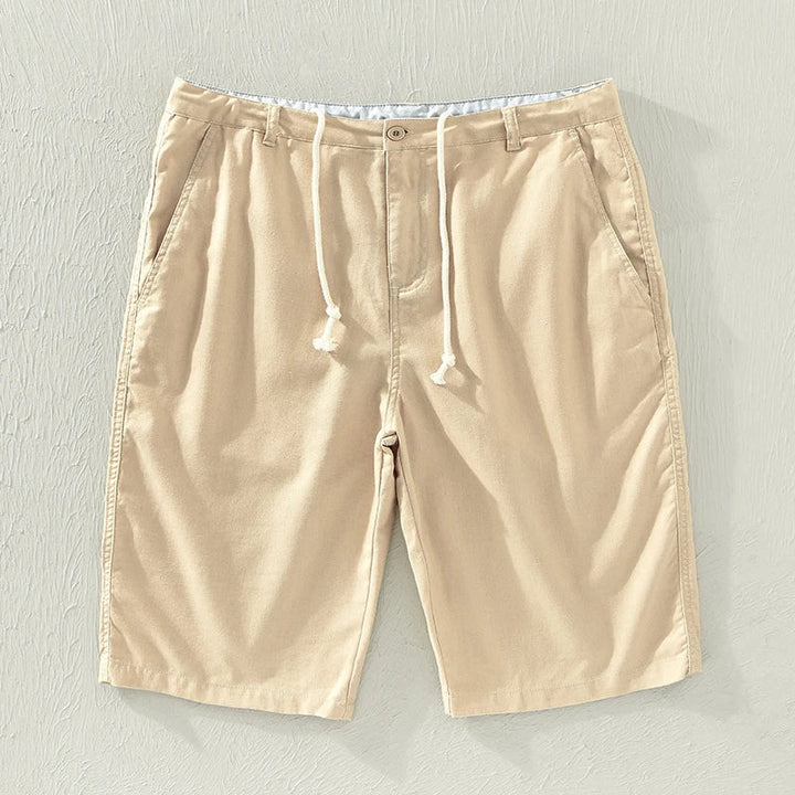 Bodhi | Stylish Drawstring Knee Length Linen Shorts
