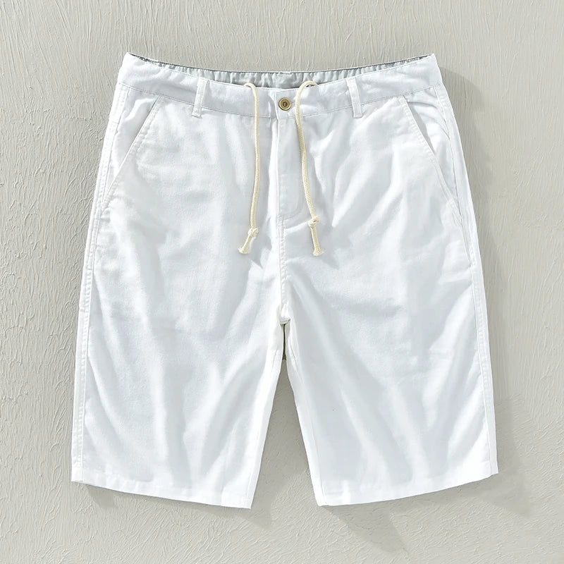 Bodhi | Stylish Drawstring Knee Length Linen Shorts