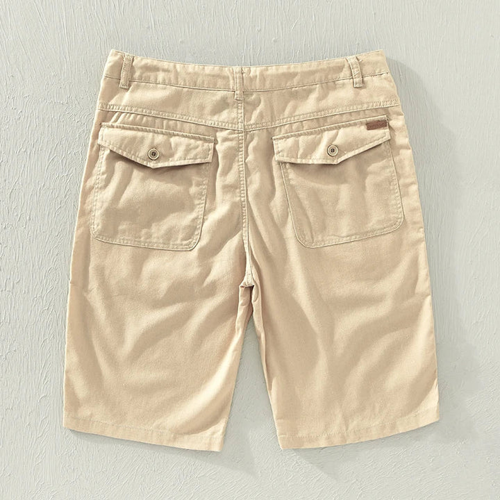 Bodhi | Stylish Drawstring Knee Length Linen Shorts