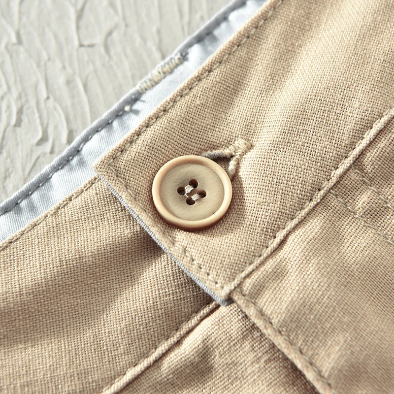 Bodhi | Stylish Drawstring Knee Length Linen Shorts