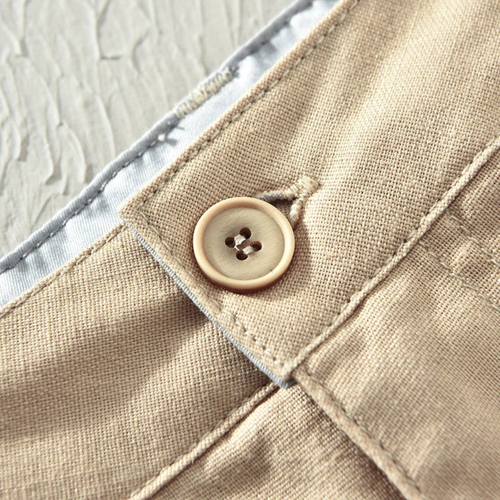 Bodhi | Stylish Drawstring Knee Length Linen Shorts
