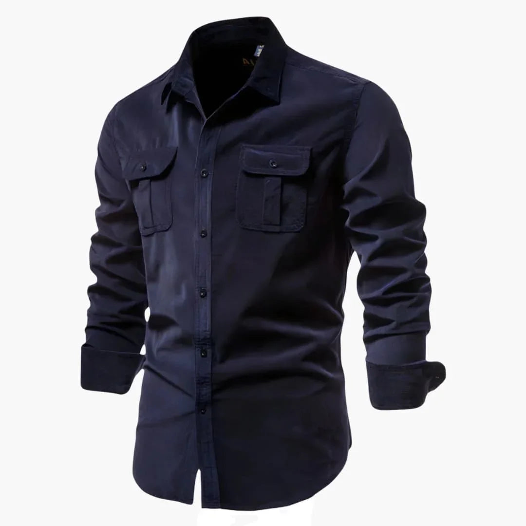 Charlie | Effortless Long Sleeve Fishing Shirt with Chest Pockets
