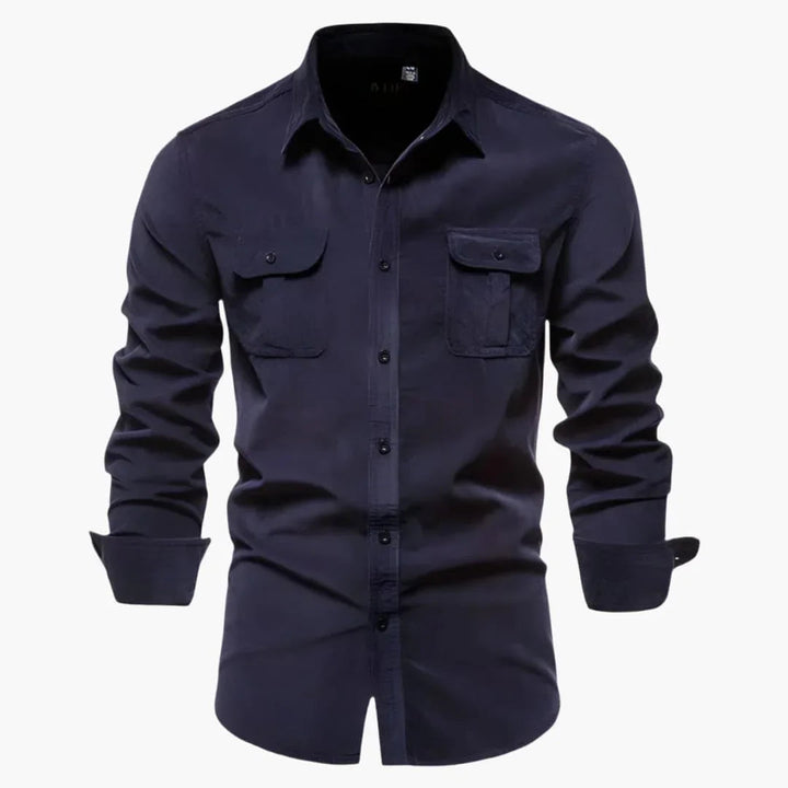 Charlie | Effortless Long Sleeve Fishing Shirt with Chest Pockets
