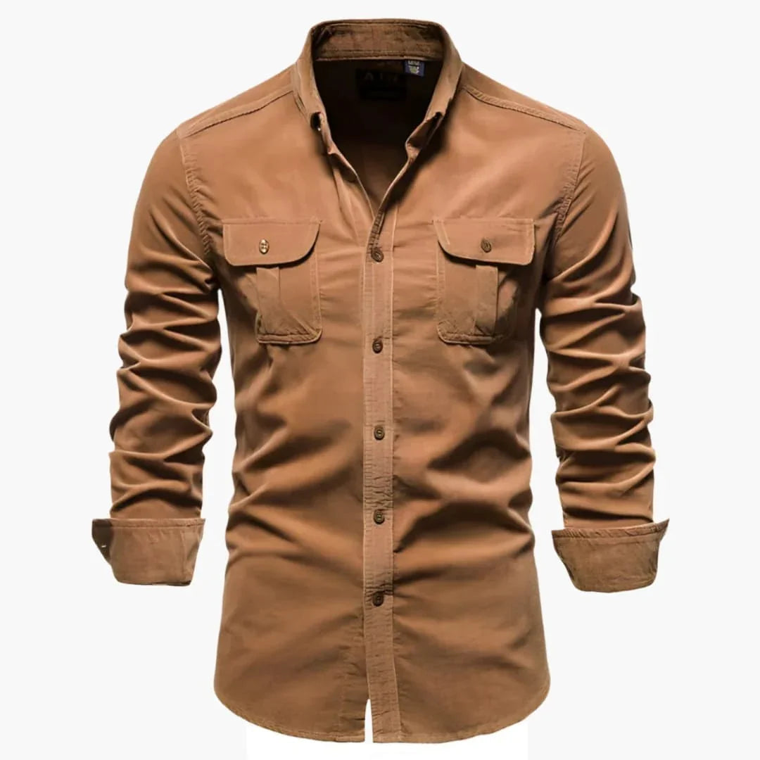 Charlie | Effortless Long Sleeve Fishing Shirt with Chest Pockets