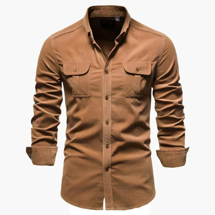 Charlie | Effortless Long Sleeve Fishing Shirt with Chest Pockets