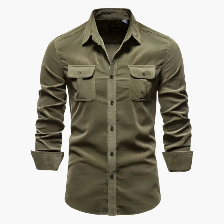 Charlie | Effortless Long Sleeve Fishing Shirt with Chest Pockets