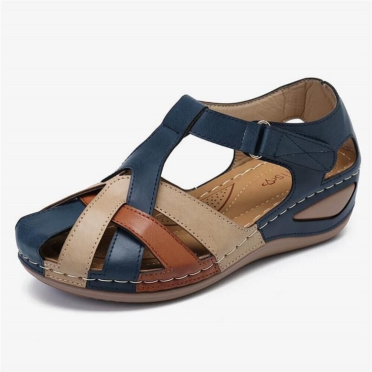 Charlie | Refined Woven T-Strap Platform Sandals