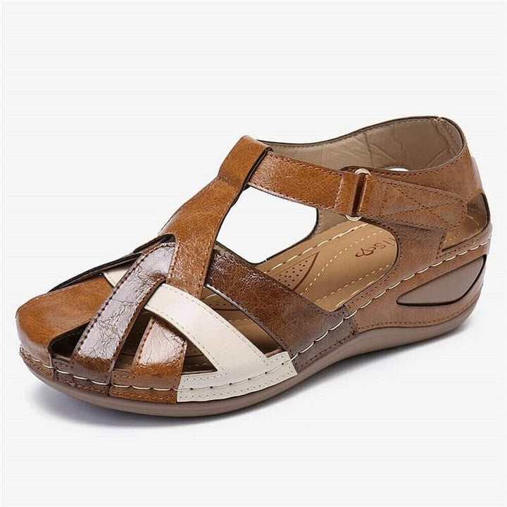 Charlie | Refined Woven T-Strap Platform Sandals