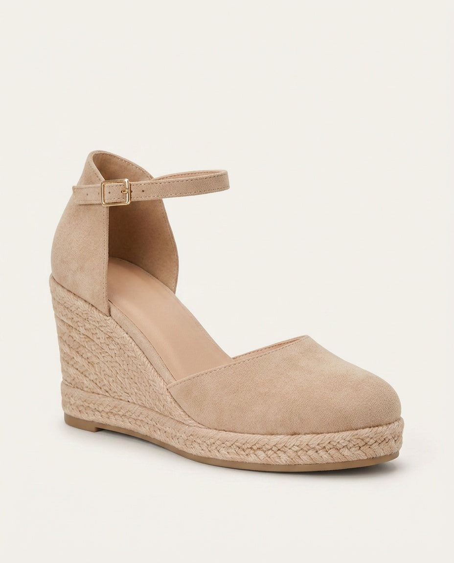 Charlie | Timeless Espadrille Wedge Ankle Strap Sandals