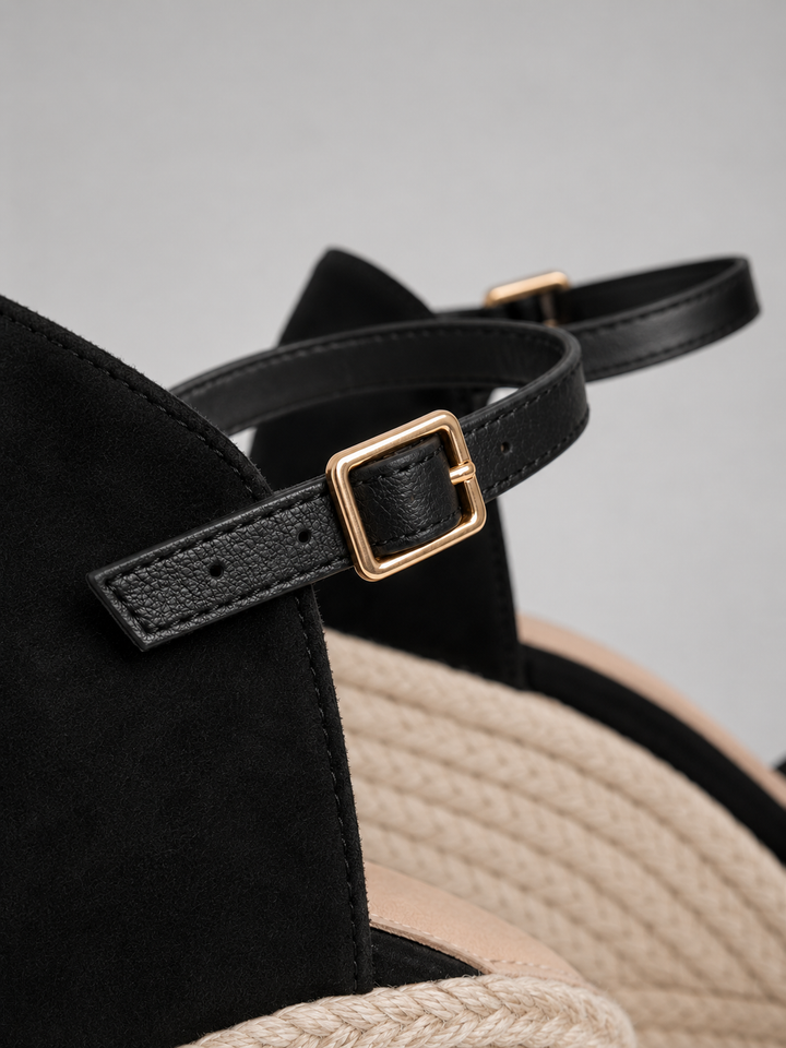 Charlie | Timeless Espadrille Wedge Ankle Strap Sandals
