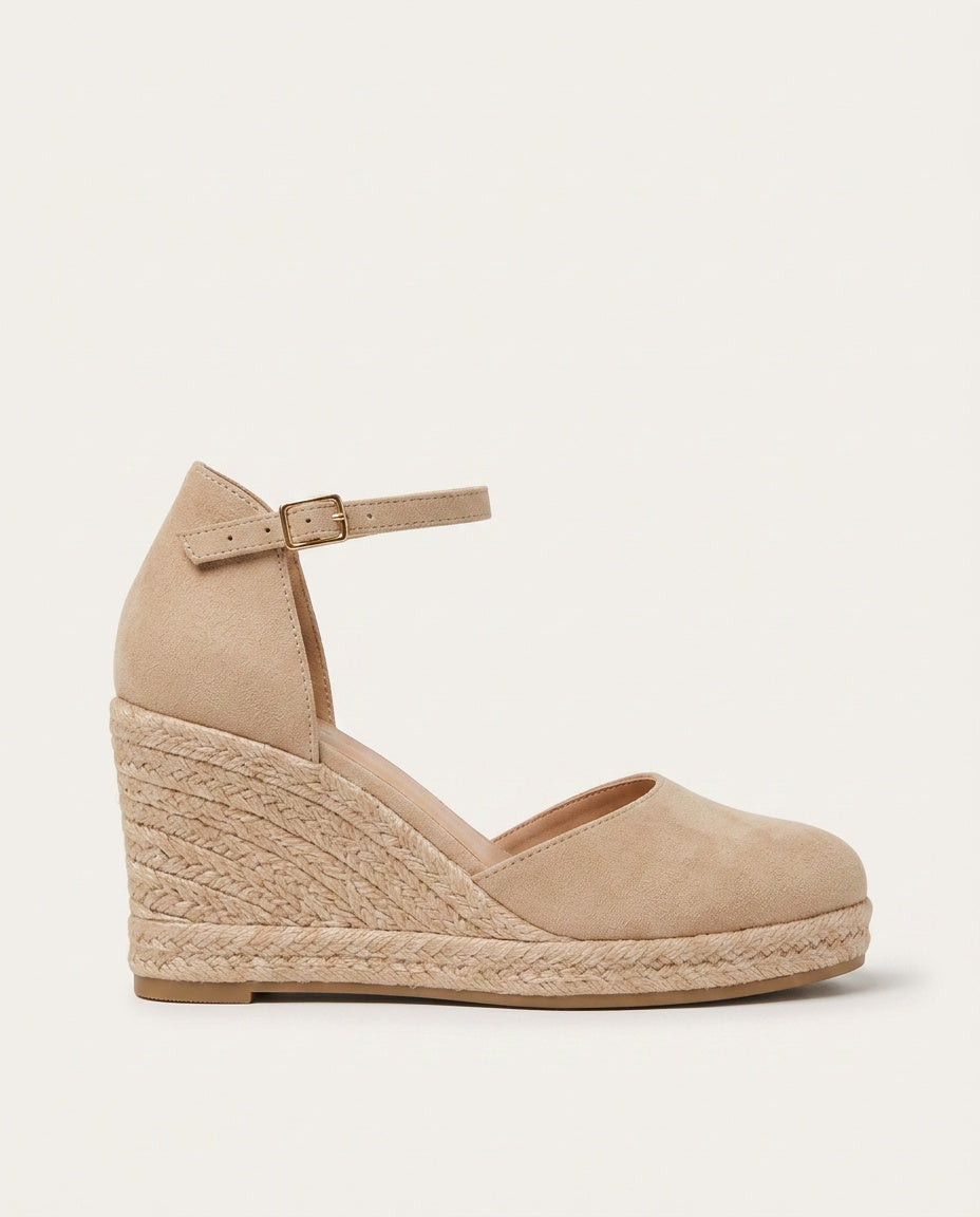 Charlie | Timeless Espadrille Wedge Ankle Strap Sandals