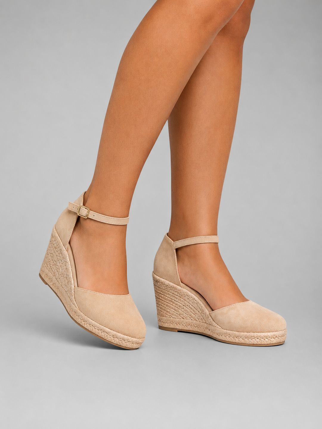 Charlie | Timeless Espadrille Wedge Ankle Strap Sandals