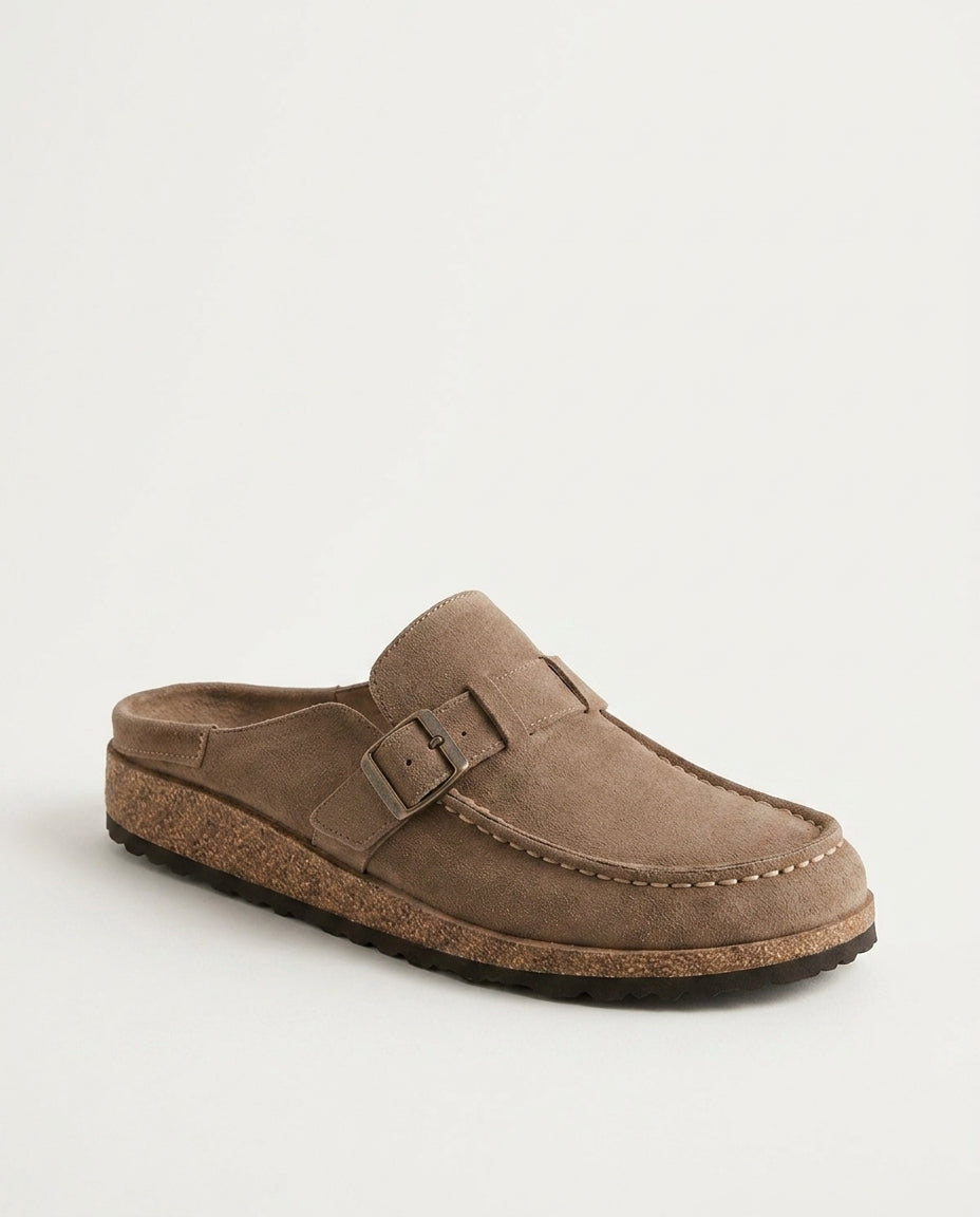 Chloe | Effortless Buckle Detail Slip-On Mule Clogs