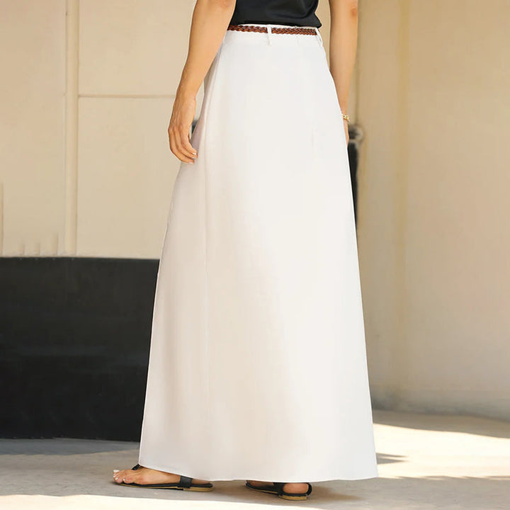 Chloe | Effortless High Waisted A-Line Maxi Skirt