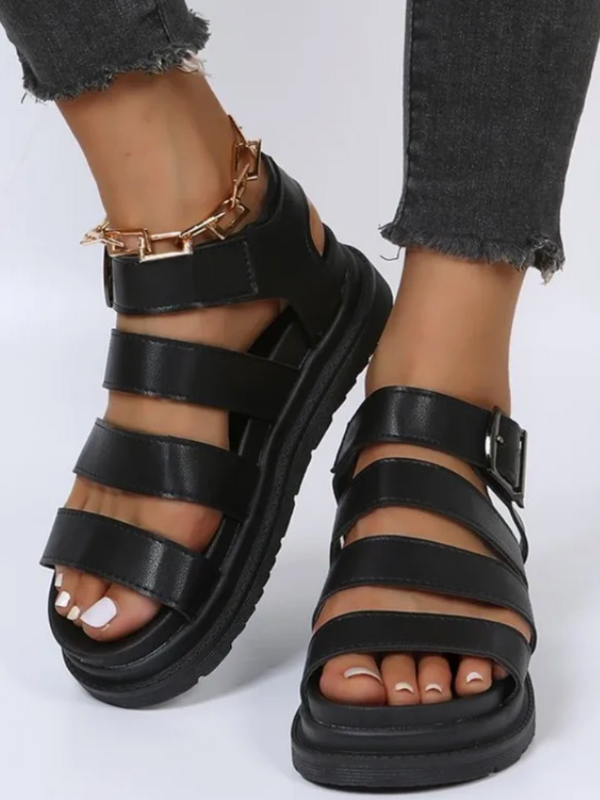 Chloe | Timeless Strappy Gladiator Platform Sandals