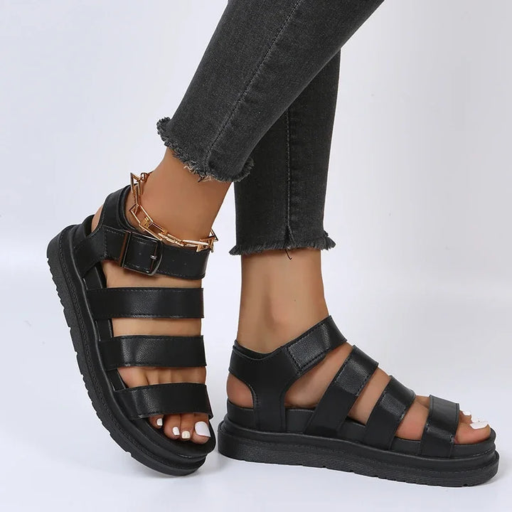 Chloe | Timeless Strappy Gladiator Platform Sandals