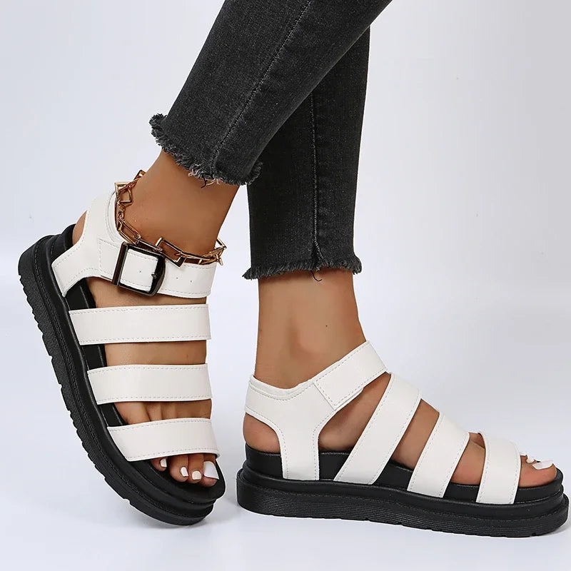 Chloe | Timeless Strappy Gladiator Platform Sandals
