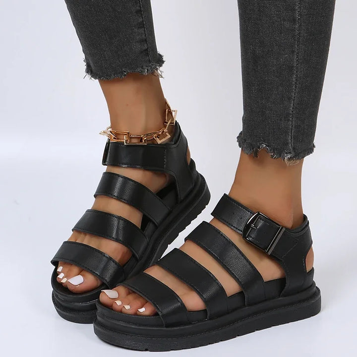 Chloe | Timeless Strappy Gladiator Platform Sandals