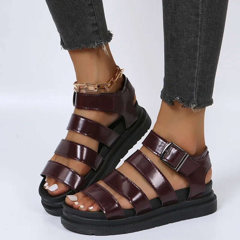 Chloe | Timeless Strappy Gladiator Platform Sandals