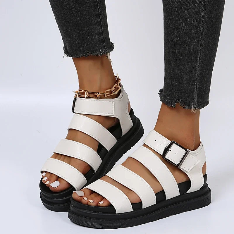 Chloe | Timeless Strappy Gladiator Platform Sandals