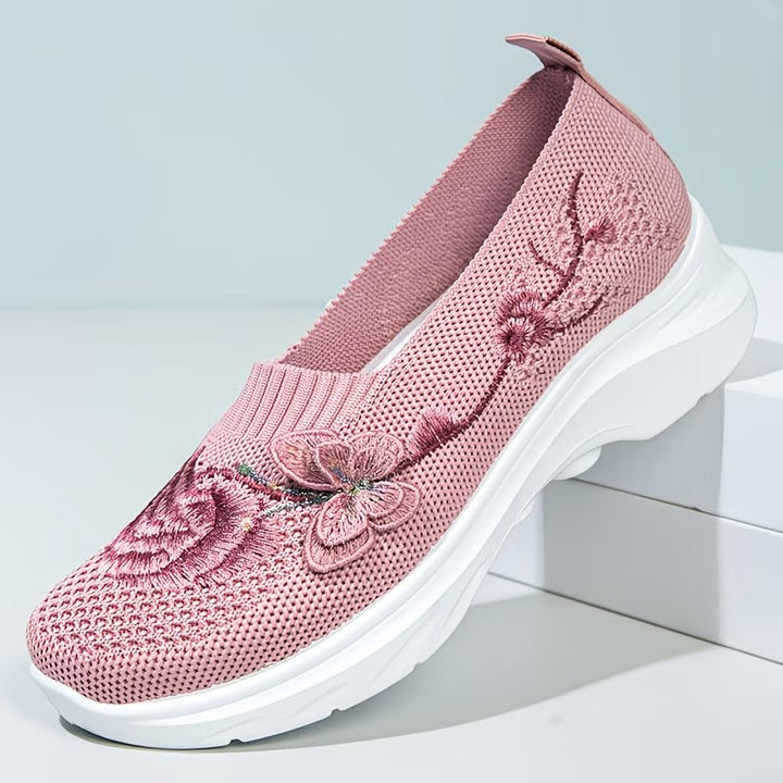 Claire | Stylish Cushioned Orthopedic Shoes with Floral Detail