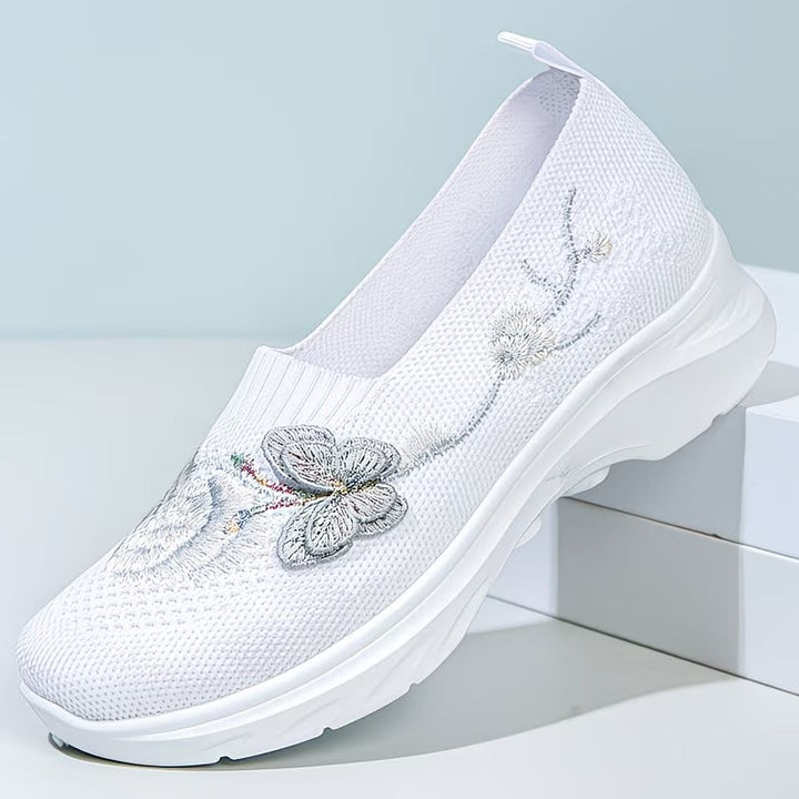 Claire | Stylish Cushioned Orthopedic Shoes with Floral Detail