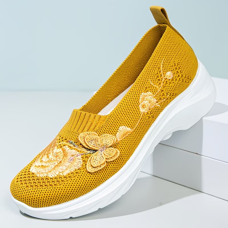 Claire | Stylish Cushioned Orthopedic Shoes with Floral Detail