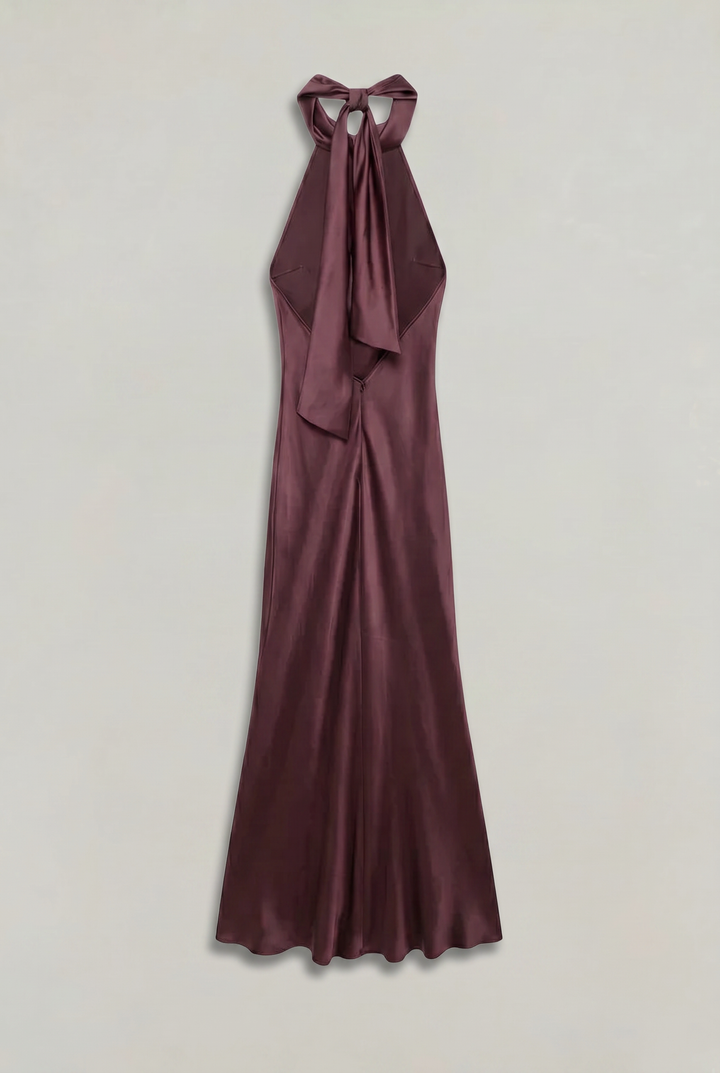 Delilah | Relaxed Cowl Neck Satin Maxi Dress for Races Dresses