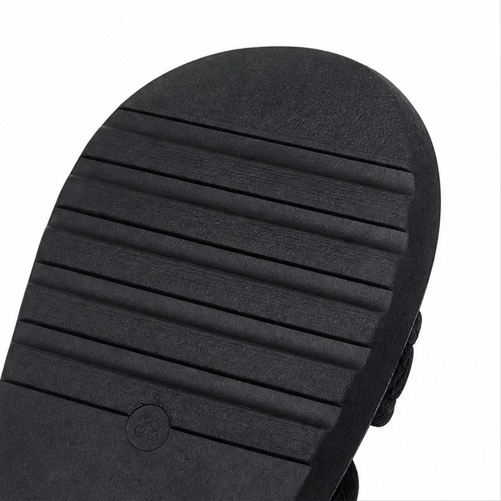 Eden | Wide Fit Crossover Strap Flat Sandals