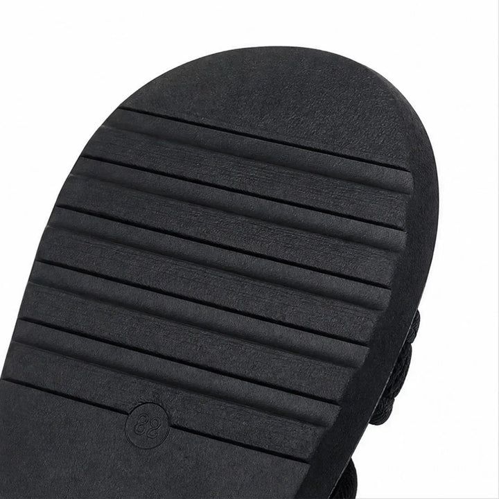 Eden | Wide Fit Crossover Strap Flat Sandals