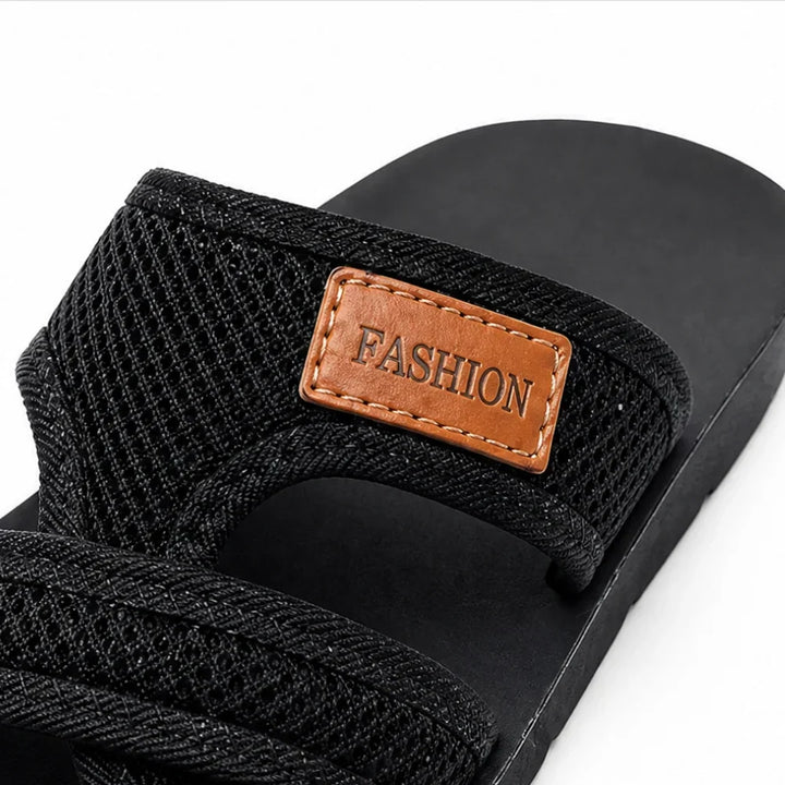 Eden | Wide Fit Crossover Strap Flat Sandals