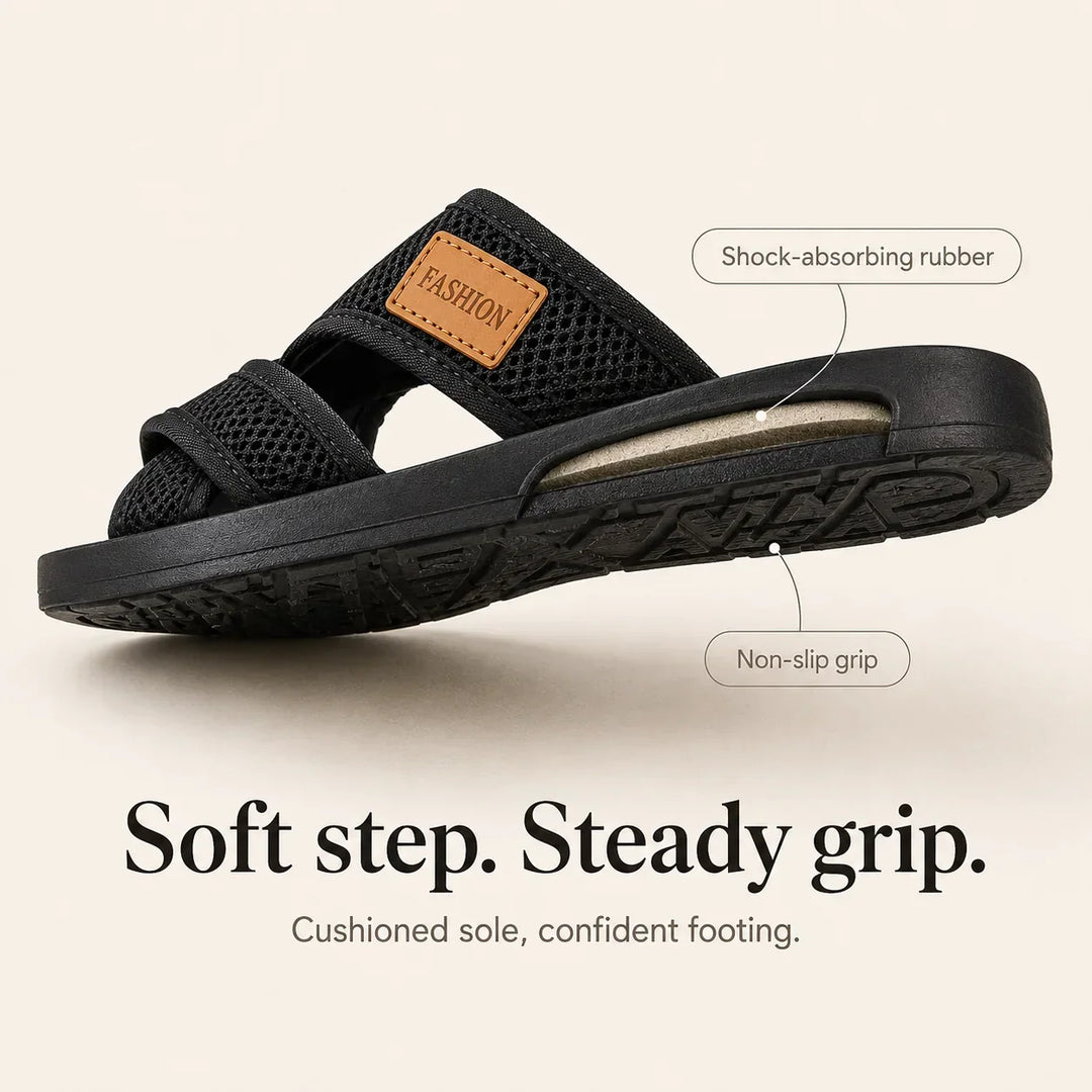 Eden | Wide Fit Crossover Strap Flat Sandals