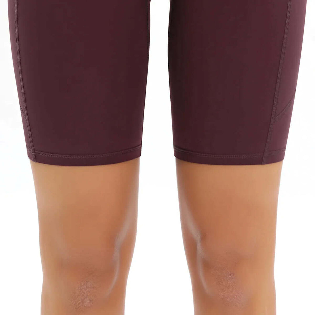 Eleanor | Polished High-Waisted Pocket Bike Shorts