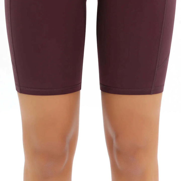 Eleanor | Polished High-Waisted Pocket Bike Shorts