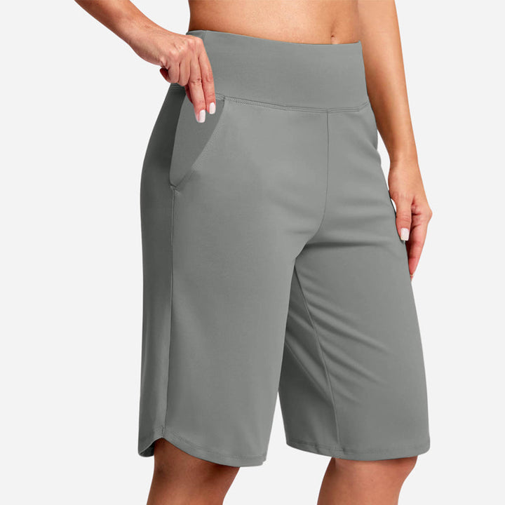 Elena | Refined High Waist Pocket Bike Shorts