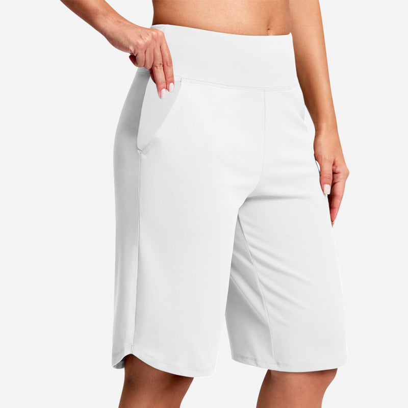 Elena | Refined High Waist Pocket Bike Shorts