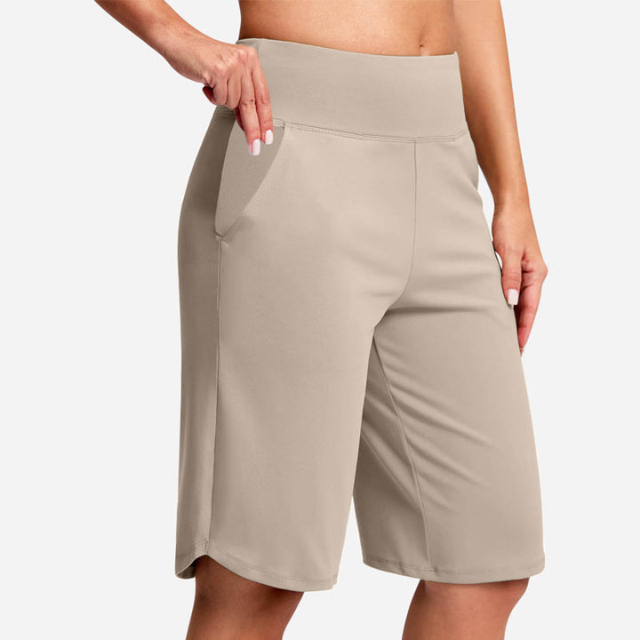 Elena | Refined High Waist Pocket Bike Shorts