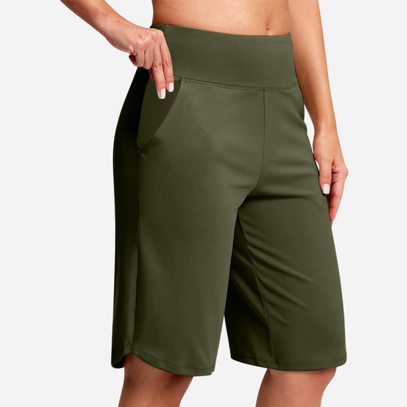 Elena | Refined High Waist Pocket Bike Shorts